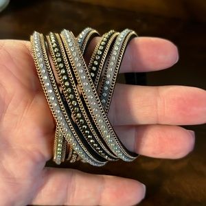 Double Wrap Bracelet with Magnetic Enclosure